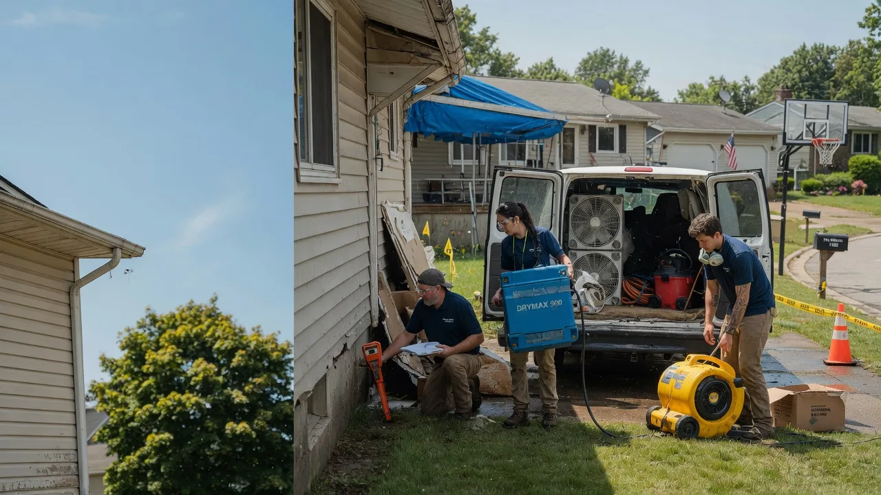Ceiling Leak Cleanup in Lyons, MI near me